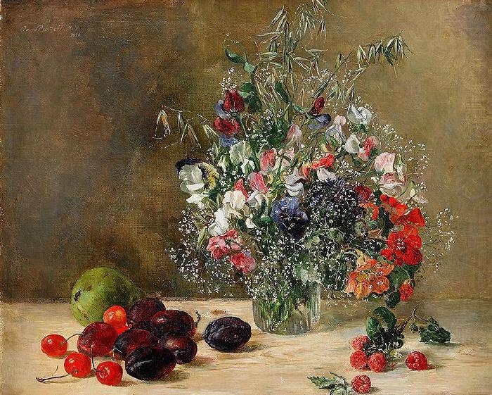 Still Life with Flowers and Fruits, Anna Munthe-Norstedt